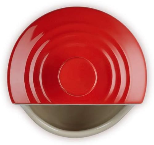 Miniatura 4 de Le Creuset Alcachofa de sal de gres, 10 onzas., Cerise