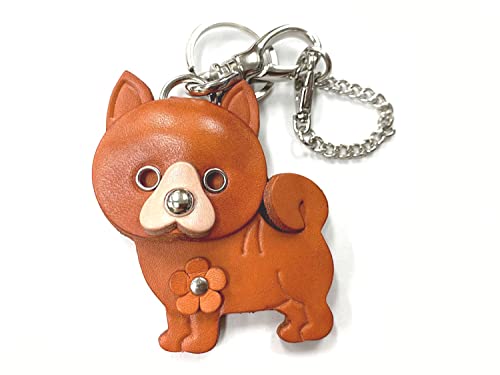 Accessoire sac Shiba Inu en cuir ne perdez plus vos clés de maison