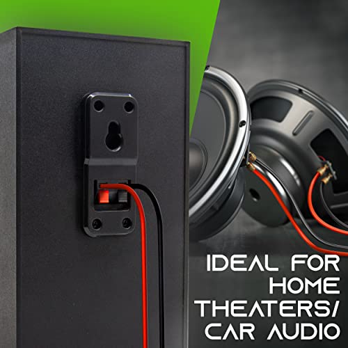 Gearit 12 Gauge Wire (100Ft - Black/Red) Gpt Automotive Primary Bonded Wire - Copper Clad Aluminum Cca - Car Audio, Speaker Wire, Trailer Harness, Electrical - 100 Feet Total 12Ga Awg #TOP3