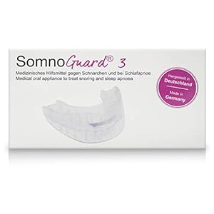 SomnoGuard 3 gegen Schnarchen und nächtliche Atemaussetzer im FlexPoint Set mit Schlaftipp ABC, Made in Germany