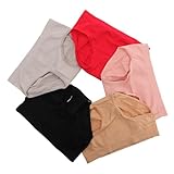 Mipcase 5 Piezas Súper Elásticos Panties sin Costuras para Mujer Diseño Panal Cintura Media Suaves Transpirables y Cálidos para Abdomen
