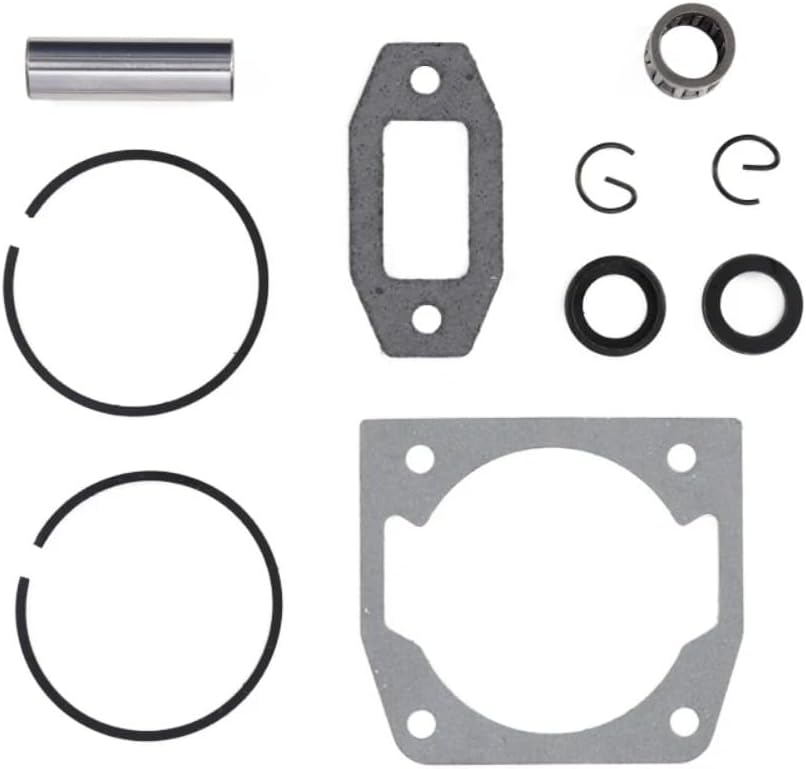 45mm Cylinder Piston Engine Rebuild Kit Compatible with 52CC 5200 Chainsaw Spare Part