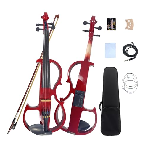 ModouString 16 Inch Electric Viola Solid Wood 4 String Silent