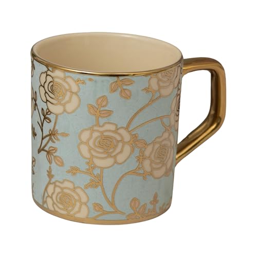 Image of Clay Craft Fine Ceramic Director Coffee Mug Set of 6-215 Ml Each, Mugs for Coffee, Cups Set, Ideal for Gifting, Perfect for Home & Office, Elegant Ceramic Tea Cup Set (PBE602)