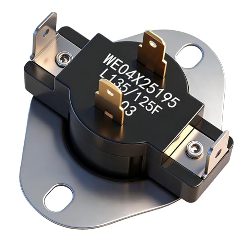 LENGSHIKEJI Dryer High Limit Thermostat Compatible with General Electric Dryers Replace#: WE04X25195 AP6004261 PS11729232 1357125 278B1465P001