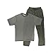 Hanes Men's Striped Crew T-Shirt and Knit Pant Sleep Set