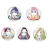 MANZ 5PCS Yuru Camp Cosplay Brooches,Manga Laid Back Camp Characters Shima Rin Aoi Inuyama Cosplay Pins (005)