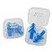 Every Cares Silicone Swimming Earplugs for Adult, 6 Pairs, Comfortable, Waterproof, Ear Plugs for Swimming and Showering, with Case (Blue)