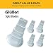 FastCap GluBot Replacement Blade Tips - Durable Polyethylene, Wide Glue Line Application, 5-Pack - 98213