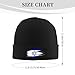 Israel Israeli Flag Abstract Art Knitted Hat Personalize Knitted Caps Warm Hat Gift Fashionable for Various Occasion Black