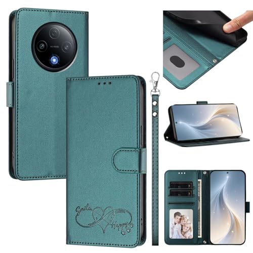 �X�}�z�P�[�X �Ή��@�� for Vivo Y500 5G �X�}�z�P�[�X�y�J�[�h�E�������[�X���b�g�t�� �E�H���b�g�f�U�C�� �t���b�v�X�^���h �����h�~�@�\�zGreen