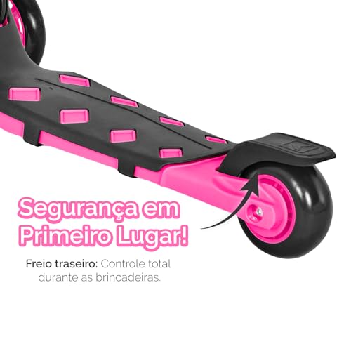 HOLTTER Patinete 3 Rodas Infantil Radical Ajustável Crianças Patinete Infantil 3 Rodas Patinete Infa