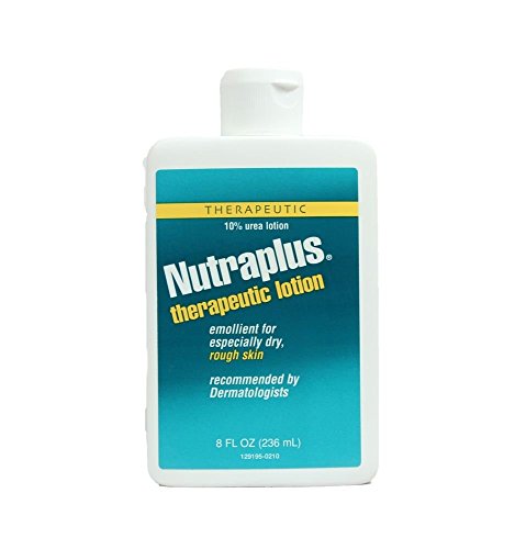 Nutraplus 10% Urea Therapeutic Lotion ~ Cream Moisturizing Fragrance Free Emollient for Dry, Rough Skin ~ 8oz Bottle (Quantity 1)