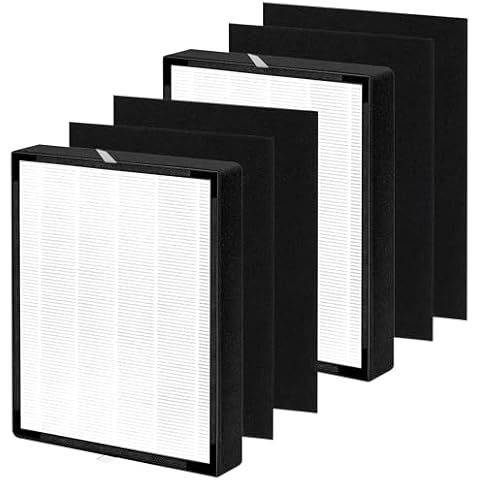 2 Pack - 45i Replacement Filter - for Breathesmart Flex Bh400 and Breathesmart 45i Air Purifier - H13 Grade True Hepa Filter - Part # B4-Fresh - B4-Pure - FL40 Cover