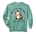 Funny Christian Frog First Of All Jesus Thinks I'm A Delight Comfort Colors Adult Sweatshirt