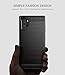 Galaxy Note 10 Plus Case with Screen Protector,Dahkoiz Shock Absorption Galaxy Note 10 Plus 5G Case Slim TPU Bumper Cover Lightweight Protective Phone Case for Samsung Galaxy Note10 Plus/5G/Pro,Black