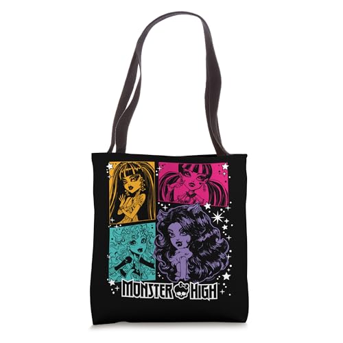 Monster High - Cleo de Nile Lagoona Draculaura Clawdeen Wolf Tote Bag