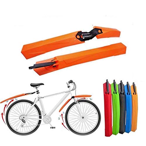 Garde-Boue de vélo, Garde-Boue de vélo électrique, Ensemble de 2 Garde-Boue de vélo de Montagne, Garde-Boue de vélo pour Garde-Boue Avant et arrière de vélo (Vert)