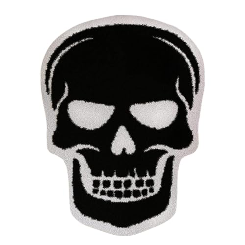 Goth Bath Mat | Horror Bat Rug,15.75x23.62 Inch Non Slip Floor Carpet for Door Entrance Bedroom Kitchen Shower Bathtub Halloween