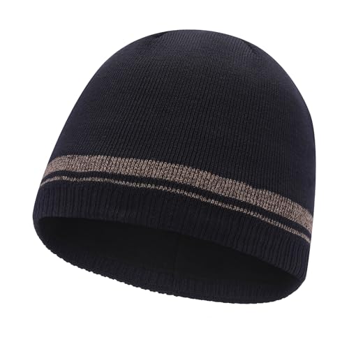 Chapeaux d'hiver tricotés chauds ZLYC pour homme isolation thermique maximale
