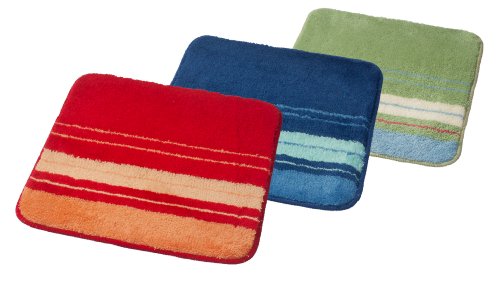 Ridder Singapore 7138060-350 Toilet Rug without Cut-Out 55 x 50 cm Polyacrylic Red
