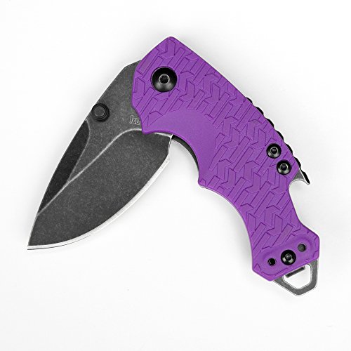 Kershaw Shuffle (8700PURBW); Multifunction Pocket Knife, 2.4” Stainless Steel Blade with BlackWash Finish