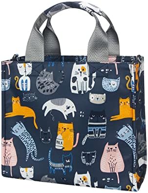 Small Diaper Bag Waterproof Travel Tote Mini Diaper Bag Multi-Function Small Diaper Bags Crossbody Bag(Cat Paradise)