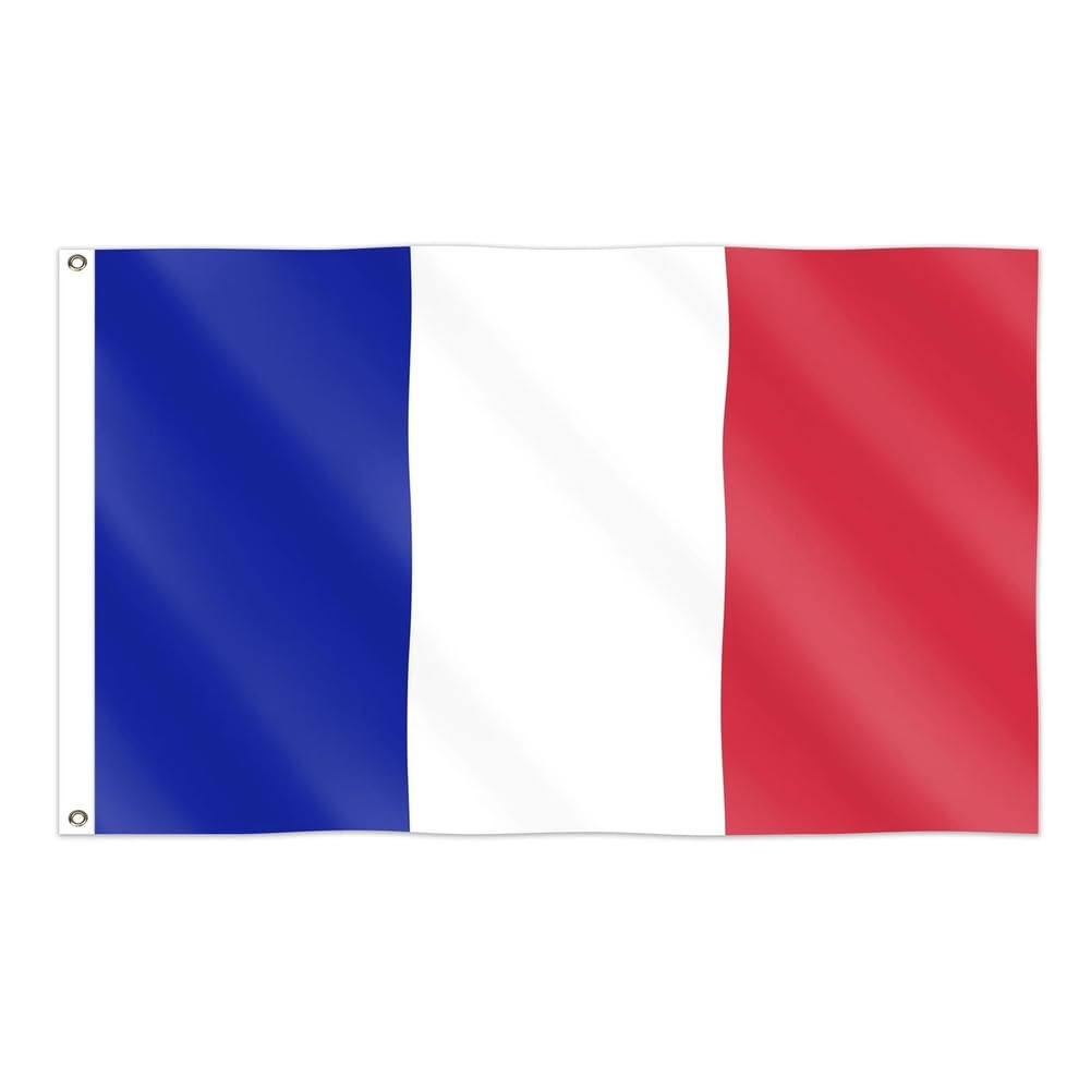 World Cup 2026 Flag - Official National Flag 5ft X 3ft Large Double Sided With Brass Eyelets USA Canada Mexico (France) — image 1