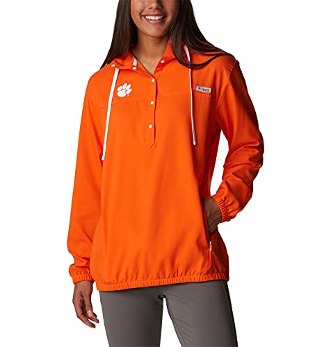 Columbia Women's Collegiate Tamiami Hoodie, CLE - Spark Orange, Medium
