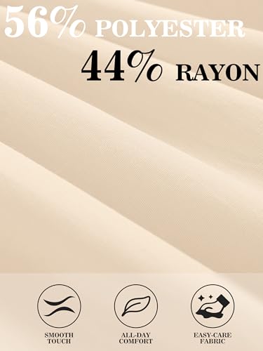 Girls' A-Line Casual Dress with Ruffle Hem Round Neck Teens Dress Long Puff Sleeve Junior Dresses for Teens, 5-14Y3