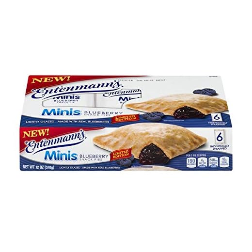 || Entenmann's | Minis Blueberry Snack Pies| Lightly Glazed | Delicious | Tasty | Yummy | 12 oz | 6 Individually Wrapped count | Limited Edition| 1 Box ||