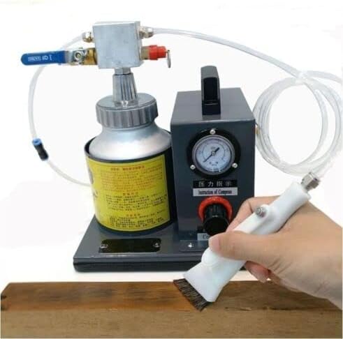 1L Pneumatic Shoe Gluing Machine One Glue Gun+Brush Handle