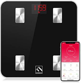 FITINDEX Smart Body Fat Scale, Bluetooth Digital BMI Weight Wireless Scale, Body Composition