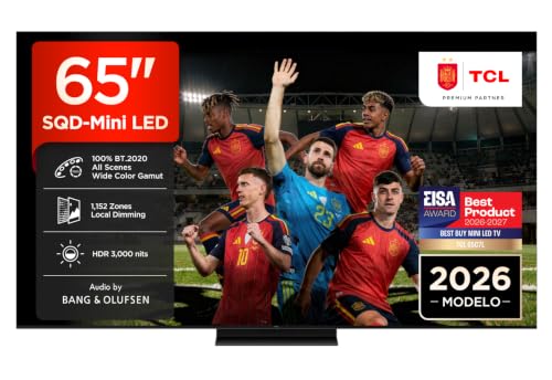 TCL 65C7L 65 Pulgadas SQD-Mini LED 4K HDR10+ Smart TV, ...