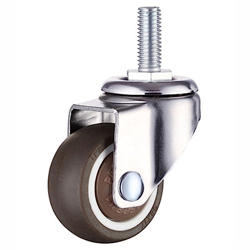 Roulettes pivotantes antibruit double roue 3 pouces usage intensif