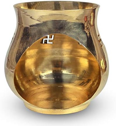 phareLamp Presents Vastu/Feng Shui Brass Incense Burner Camphor Lamp, Kapoor Lamp/Magic Lamp/Oil Burner/Oilwith Spring Diya #A135