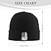 Us Flag Chainsaw Hat Funny Beanie Hats Fashion Acrylic Winter Warm Knitting Cap Black