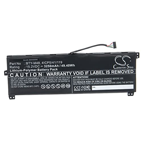 vhbw Batería Recargable Compatible con MSI PS42 8RC-036id, PS42 8RC-072es, PS42 8RO, PS42 Modern...