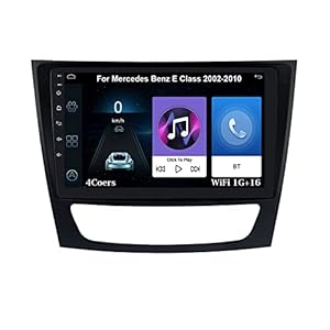Android Auto Stereo Radiotuner met Bluetooth En Navigatie Voor Mercedes Benz E Klasse 2002-2010 Plug En Play…