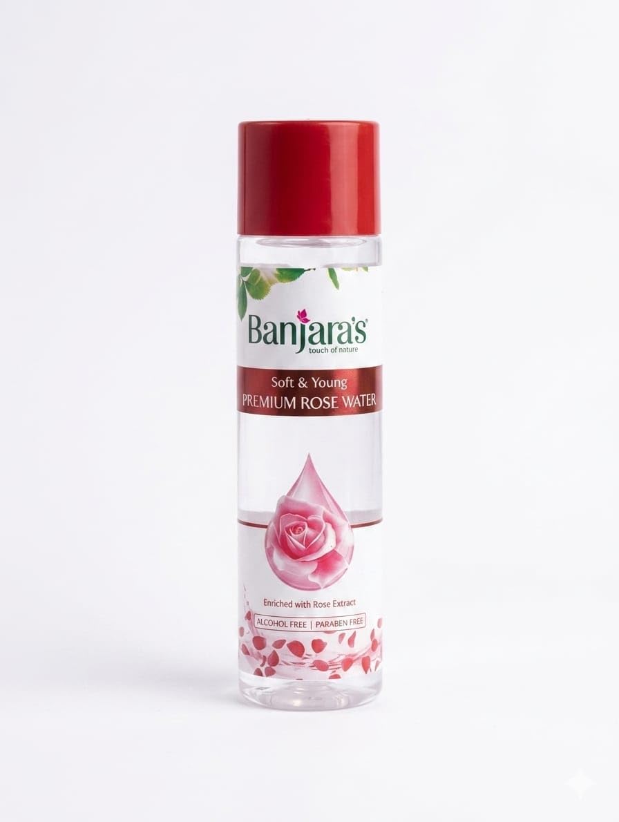 Premium Rose Water/Face Toner - 120ml | No Paraben | Alcohol Free | Cleanses, Hydrates & Moisturises Skin | Balances & Restores Skin's pH Levels | For All Skin Types-image-13