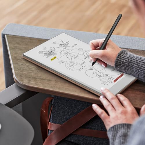 MoKo Funda para Remarkable Paper Pro 2024 de 11,8", Funda magnética Ligera Ultrafina con Cierre Protector de bolígrafo Ancho, Apagado/Encendido automático para Remarkable Pro de 11,8", Marrón