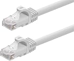 Monoprice Flexboot Cat6 Ethernet Patch Cable - Network Internet Cord - RJ45, Stranded, 550Mhz, UTP, Pure Bare Copper Wire, 24AWG, 25ft, Green