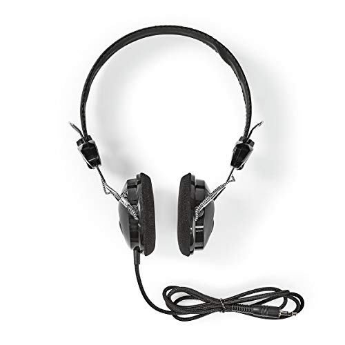 NEDIS On-Ear Wired Headphones, Ultra-Lightweight Compact Design, Soft Cushion Ear Pads, Braided Tangle-Free Cable - Image 2
