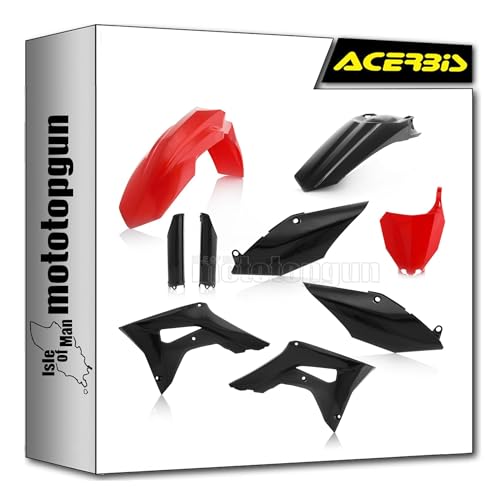 Carénage Acerbis Honda CRF 250 R 2018 rouge et noir pour briller sur la piste