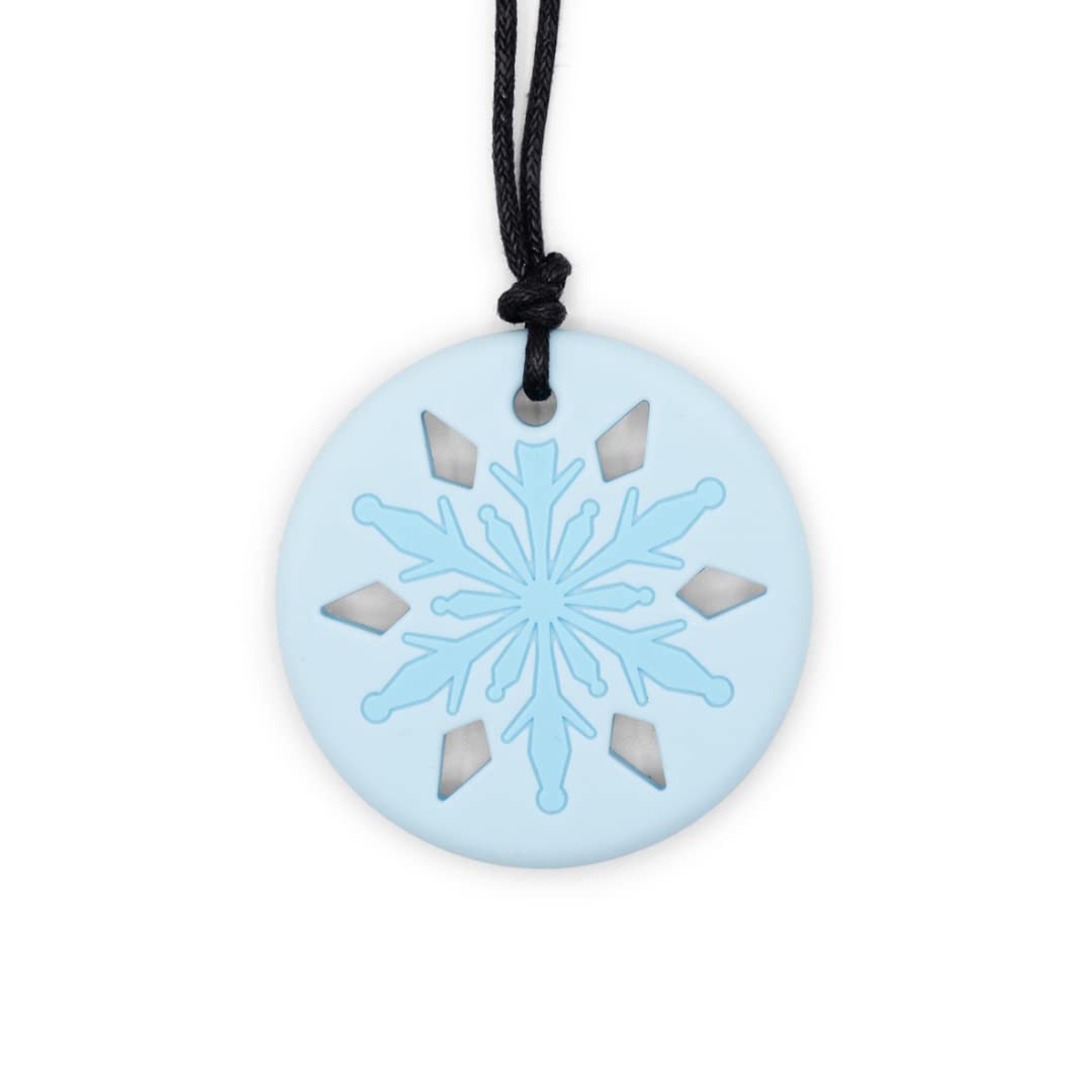 Jellystone Designs Chew Necklace, Snowflake Pendant, Daylight
