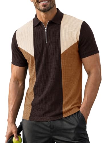 Image of EYEBOGLER Premium Textured Self-Design Half Sleeve Collar Polo T-Shirt for Men || Packs Also Available