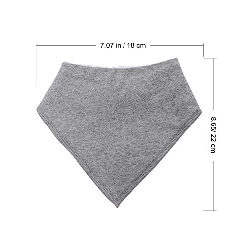 EXCEART 8 Pcs Babador para Bebê Lenço de Algodão Babador Babador de Refeição Toalha de Saliva para C