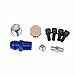 BLACKHORSE-RACING Turbo Charger Oil Drain Return Line Oil Feed Complete Kit T3 T4 T04E T60 T61 T70 Silver