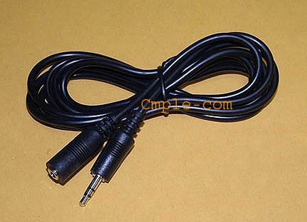IC 6 FT Mini Plug 3.5mm 1/8" Audio Extension Cable