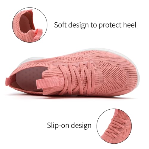 Image of DLWKIPV Womens Slip on Walking Tennis Shoes for Women Work Running Athletic Gym Sports Sneakers Lightweight Casual Shoe